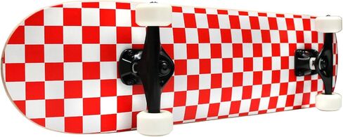 KPC Complete Skateboard - Pro Style Quality - Maple 7-Ply Deck, Aluminum Trucks, Urethane Wheels, Precision Bearings - The Perfect Beginners First Board in Kuwait