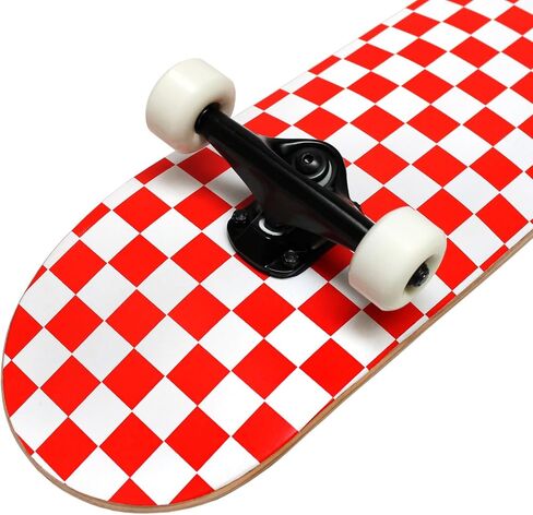 KPC Complete Skateboard - Pro Style Quality - Maple 7-Ply Deck, Aluminum Trucks, Urethane Wheels, Precision Bearings - The Perfect Beginners First Board in Kuwait