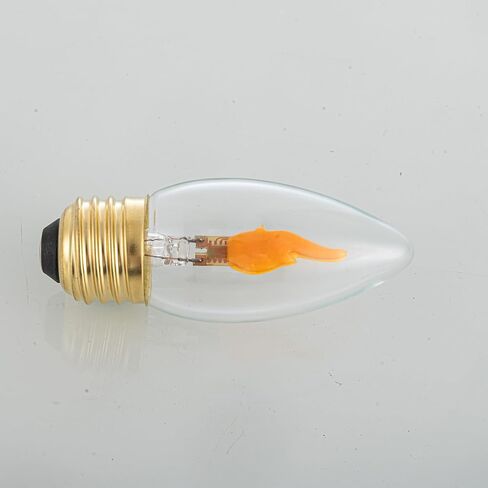 مصابيح إضاءة LED وامضة E26 بقاعدة قياسية لتأثير اللهب، مصابيح إضاءة للحريق لتزيين عيد الهالوين، عبوتان in Saudi Arabia