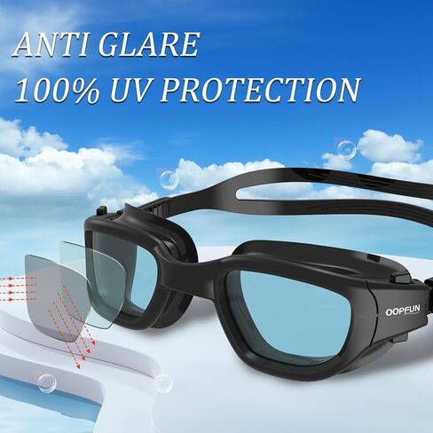 Swimming Goggles Adult Swim Goggles for Men Women Anti Fog Anti UV No Leakage Clear Vision in Saudi Arabia