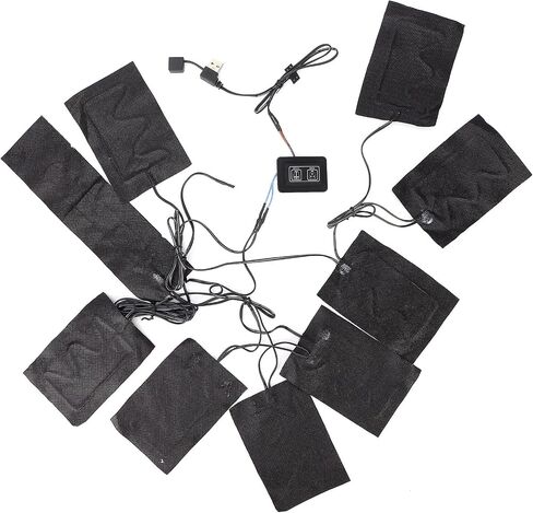 Dioche Clothes Heating Pads, USB Electric Cloth Heating Pad, Portable 3 Gear Temperature Heated Sheet for Vest Clothes in Saudi Arabia