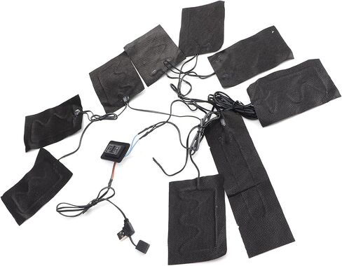Dioche Clothes Heating Pads, USB Electric Cloth Heating Pad, Portable 3 Gear Temperature Heated Sheet for Vest Clothes in Saudi Arabia