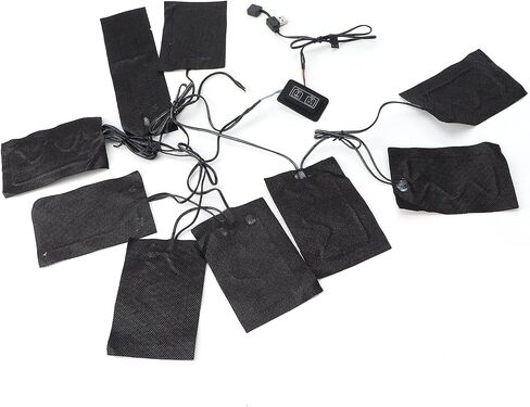 Dioche Clothes Heating Pads, USB Electric Cloth Heating Pad, Portable 3 Gear Temperature Heated Sheet for Vest Clothes in Saudi Arabia