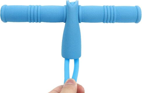 Pedal Resistance Band, 2-Tube Fitness Ankle Puller Yoga Handle Bands Exerciser, Multifunction Trainer Workout Women Tension Rope for Body X Abdomen, Waist, Arm, Tummy Exercise Stretching Training in Saudi Arabia