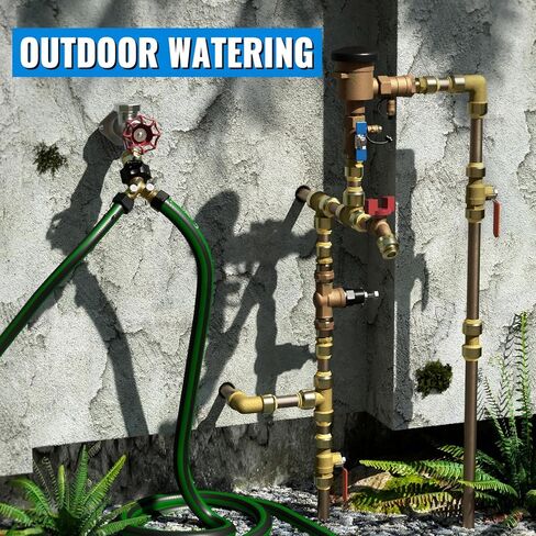 SUNGATOR Pushfit Plumbing Fitting Assortment 1/2 Inch, Straight Coupling (10 PCS), Tee (5 PCS), No Lead Brass Push to Connect Pex, Copper, CPVC, with A Disconnect Clip, Pack of 15 in Kuwait