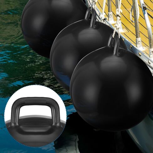 4 Pcs 24'' Inflatable Boat Bumper for Docking Big Bumper Inflatable Round Ball Large Boat Buoys Bumpers for Marine Fishing Pontoon Yachts Tie up Raft in Saudi Arabia