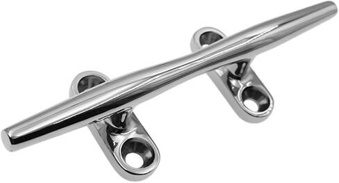 Stainless Steel Boat Cleat,Open Base Dock Cleats with Nuts,Boat Cleat Towel Hooks Rope Cleat with Fasteners for Wall,Boats,Kayak,Marine,Deck,Nautical Decor,1 PCS in Kuwait