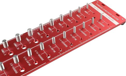 جهاز فحص خيط الصواميل والترباس HFS(R)، مقياس معرف الترباس والصواميل القابل للتركيب على الحائط، 28 مقاسًا للخيوط المترية والقياسية in Kuwait