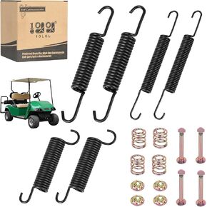 10L0L Golf Cart Brake Spring Kit Compatible with Yamaha G14, G16, G19, G20, G21, G22 and 1991-up EZGO TXT G&E Golf Cart Models, OEM# JG5819G-00,27944-G01