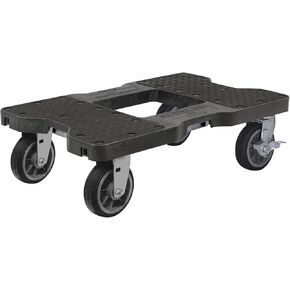 SNAP-LOC 1500 LB All-Terrain Dolly RED (الولايات المتحدة الأمريكية!) مع إطار فولاذي وعجلات مقاس 6 بوصات ومرفق حزام إلكتروني اختياري