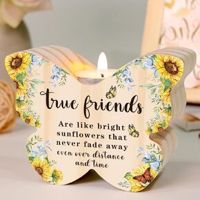 Gifts for Women Best Friends, Friendship Birthday Gifts for Women, Friends Candlestick, Besties Female BFF, Long Distance Gifts Going Away for Friends Women - Best Friends Forever