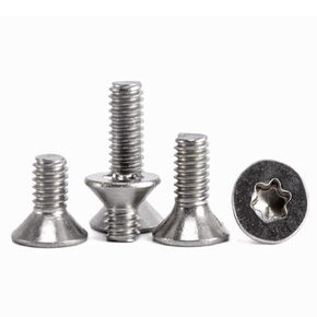 20pcs M8 x 30mm 304 Stainless Steel Flat Head Torx Bolt Flat Head Cap Bolt Torx Socket Countersunk Screws.