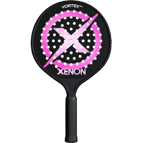 Xenon Vortex Platform Tennis Paddle | Oversize Head | Even Balance Point | Medium Firmness Foam Core | Power and Control | 4.25" Grip, Pink