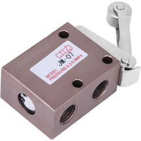 Roller Mechanical Valve, PT 1/4 Thread Roller Type Mechanical Pneumatic Valve 2 Position 3 Way
