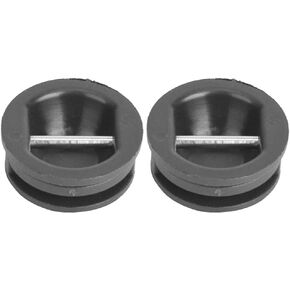 Alomejor 2 pcs Surfing Leash Plug Surfboard Cup Plug Board Foot Rope Cup Surf Board Leash Leg Rope Plug for Longboard Shortboard Paddle (Black)