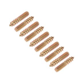 METALLIXITY Double Ended Screws (5/32-32 x 1-1/4 Inch) 20pcs, Hanger Bolts Self-Tapping Double Sided Screws - for Home Repairs