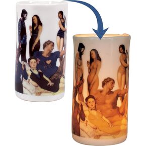 Famous Art Nudes Tealight Holder - Magically Changes When The Candle is Lit