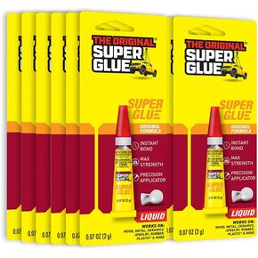 Super Glue Liquid - Clear - One 2 Gram Tube - (Pack of 12)