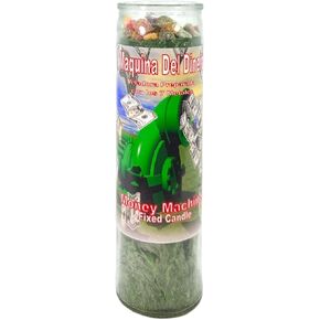Money Machine-Palm Wax Spiritual Intention Spell Candle-[Green] | Vela CASA ESOTERICA PERFUMADA- (Maquina DEL Dinero)