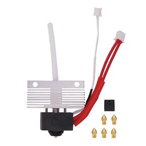 Hotend Kit for Elegoo Neptune 4 Plus, Neptune 4 Max, 3D Printer Print Head Extruder Hot End Kit Heating Block Kit with 5PCS Extra 0.4mm Brass Nozzle Kit and 1 PCS Silicone Cover