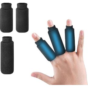 Hot Cold Therapy Finger Ice Sleeves 3 Ice Packs for Fingers, Thumbs & Toes for Arthritis, Tendinitis, Trigger Finger and Swollen Finger
