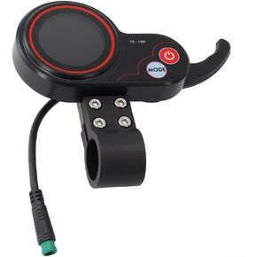 5 Pin LCD Dashboard Display Screen for Kugoo Electric Scooter Controller, 48V TF-100 6 Pin Communication Instrument Panel Replacement