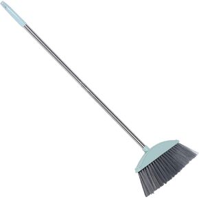 Beaupretty Heavy Duty Broom Outdoor Indoor Brooms Floor Cleaning Stainless Steel Long Handle Angle Broom for Sweeping Patio Garage Outside Deck Porch Yard Home Warehouse