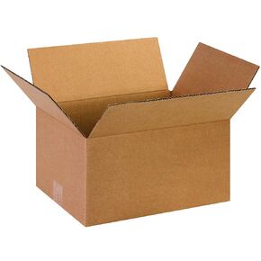 BOX USA 13 x 10 x 7 Corrugated Cardboard Boxes, Medium 13"L x 10"W x 7"H, Pack of 25 | Shipping, Packaging, Moving, Storage Box for Home or Business, Strong Wholesale Bulk Boxes