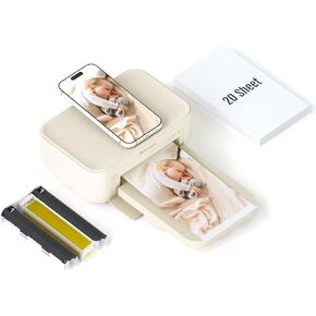 HPRT Photo Printer 4x6,Wi-Fi Wireless Instant Picture Printer for iPhone, Android, Smartphone, Thermal Dye-Sublimation Printer,AR Video Printing,Portable Photo Printers for Home Use