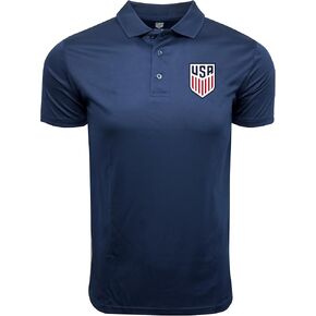 Icon Sports Officially Licensed Boy's U.S. Soccer Polo Shirt Short Sleeve Polo, Youth Sizes