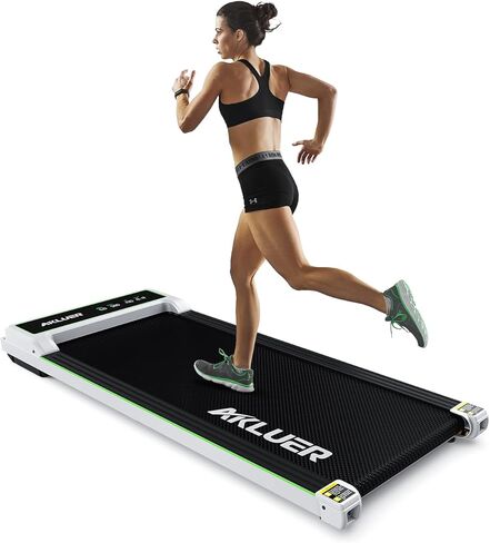 وسادة المشي، جهاز مشي تحت المكتب من AKLUER، جهاز مشي محمول مع جهاز تحكم عن بعد، شاشة LED، تركيب - مجاني للركض والمشي للمكتب المنزلي in Kuwait