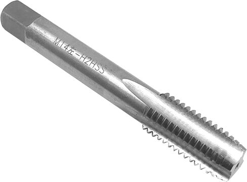 1 قطعة M12 x 1.75 مللي متر موضوع الملعب الحنفية الموضوع اليد اليسرى ، HSS مستقيم مخدد آلة الحنفية ، الفضة in Kuwait
