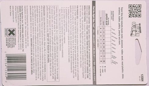 The Original Super Glue Cyanoacrylate Gel, 0.12 Oz Each, 2 Tubes in Kuwait