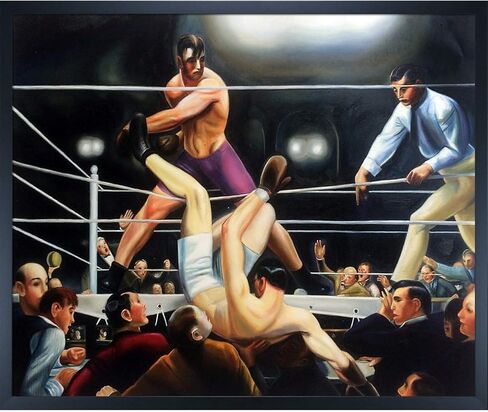 لوحة زيتية مؤطرة من overstockArt Dempsey وFirpo، 25.5 بوصة × 21.5 بوصة، متعددة الألوان in Kuwait