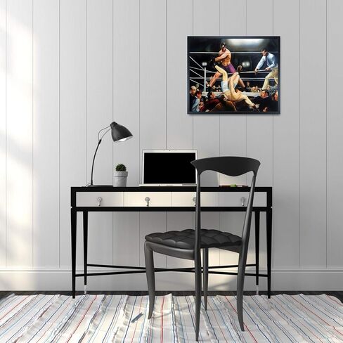 لوحة زيتية مؤطرة من overstockArt Dempsey وFirpo، 25.5 بوصة × 21.5 بوصة، متعددة الألوان in Kuwait