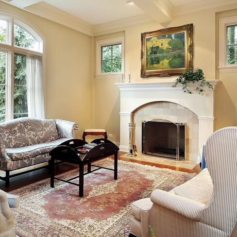 La Pastiche (Horizontal OverstockArt Schloss Kammer on Attersee بواسطة Gustav Klimt، زيت مطلي يدويًا بإطار ذهبي فيكتوري، 32 بوصة × 28 بوصة، متعدد الألوان in Kuwait