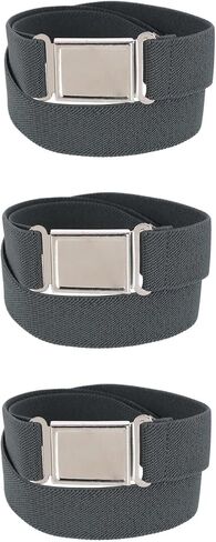 CTM® Kids' Adjustable Elastic Belt with Magnetic Buckle (Pack of 3) in Saudi Arabia