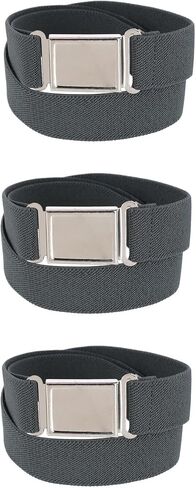 CTM® Kids' Adjustable Elastic Belt with Magnetic Buckle (Pack of 3) in Saudi Arabia