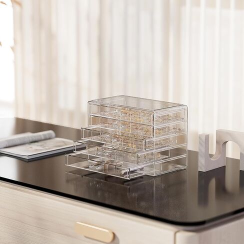 ProCase Jewelry Organizer Stand Bundle with Acrylic Jewelry Box in Saudi Arabia