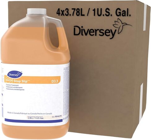 Diversey Suma 904678 Stop Slip Traction Treatment, D3.3, 4 x 1 gal/3.78 L Containers (Pack of 4) in Kuwait