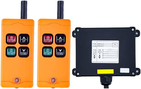 HB-2S Industrial Wireless crane remote control 12V 24V Lift Hoist Radio Switch Transmitter and Receiver (1 Transmitter + DC12-24V Receiver) in Saudi Arabia