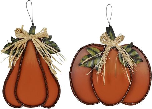 Morning View Fall Door Decor Pumpkin Welcome Sign Wood Autumn Hanging Wall Decorations Door Hanger Indoor Outdoor for Thanksgiving Wall Art Home Decor Porch in Kuwait