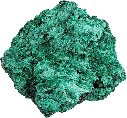 SUNYIK Natural Raw Malachite Crystal Cluster Stone, Healing Reiki Crystal Rocks Mineral Specimen for Home Decoration, 0.55lb in Saudi Arabia