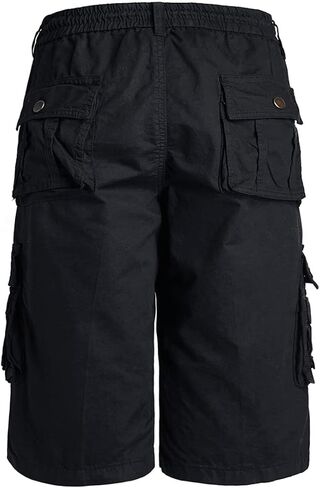 رجل تجريب قصير الصيف عارضة خفيفة الوزن سريعة الجفاف أسود XX-Large in Kuwait