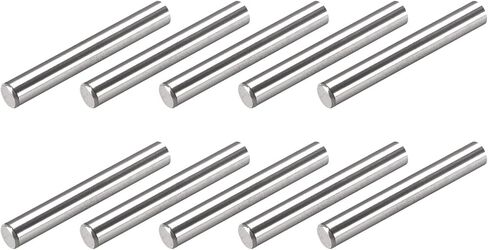 دبوس وتد METALLIXITY (5x30 مم) 10 قطع، 304 رف من الفولاذ المقاوم للصدأ يدعم أوتاد عناصر تثبيت - للأجهزة المعدنية، تركيب الأثاث، الصناعية، DIY in Kuwait