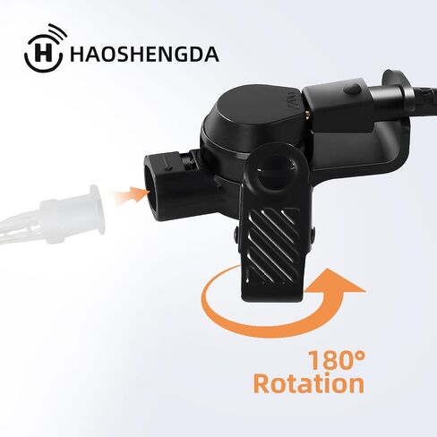 Replacement Coil Tube 2 Pack Replacement Clear Acoustic Tube for Two Way Radio Earpiece and Headset, Surgical Grade UV Resistant Clear Tube (Easy to Install)-HAOSHENGDA in Saudi Arabia