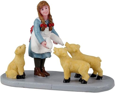 Lemax 22126 Caddington Village Figurine: Lunch Time for Piglets in Saudi Arabia
