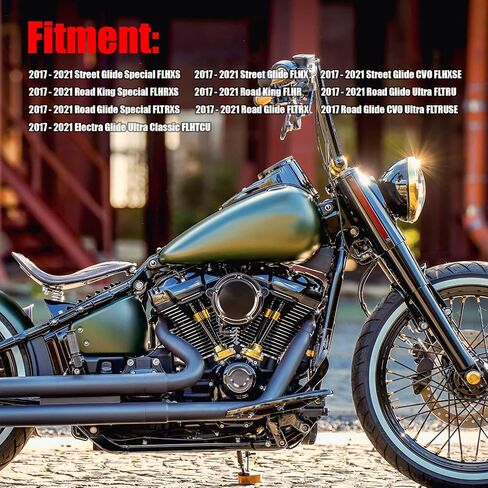 Goldfire M8 Derby Timing Timer Cover For H-D Touring Electra Road King Glide FLTRX 2017-2020 (Skull) in Saudi Arabia