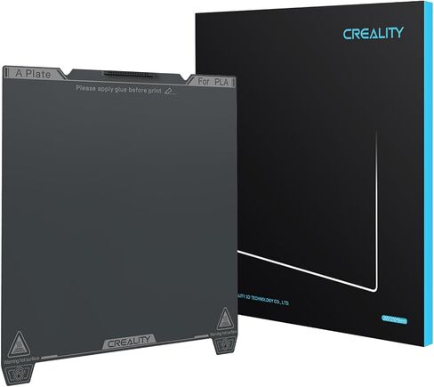 لوحة بناء K1C الرسمية من Creality سطح مزخرف 235 × 235 مم PEI لوح سرير فولاذي زنبركي مرن قابل للإزالة (بدون قاعدة مغناطيسية) in Kuwait