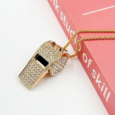 صفارة، صفارة معدنية من حجر الراين الكريستالي، صفارة بلينغ، صفارات صوت عالية ونضرة لامعة مع سلسلة لمعلمي مدربي الحكام in Kuwait